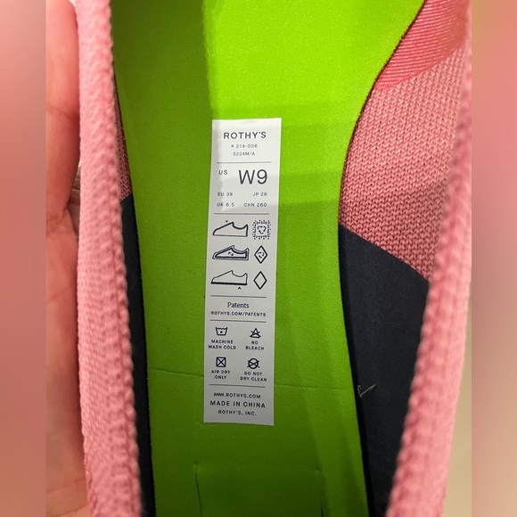 ROTHY'S The High Point Shoe‎ NWOB SZ 9 - Picture 13 of 14